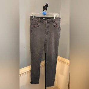 PAIGE Dark Gray Women's Skinny Jeans